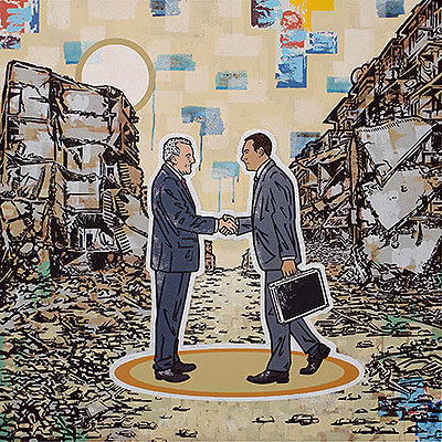 Ralf Schmidt artist Künstler Gentlemen agreement