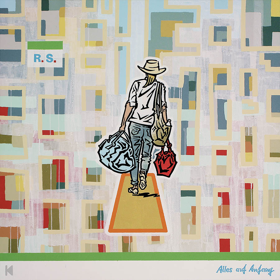 Ralf Schmidt artist Künstler Alles auf Anfang