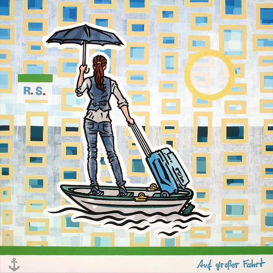 Ralf Schmidt artist Künstler Auf großer Fahrt