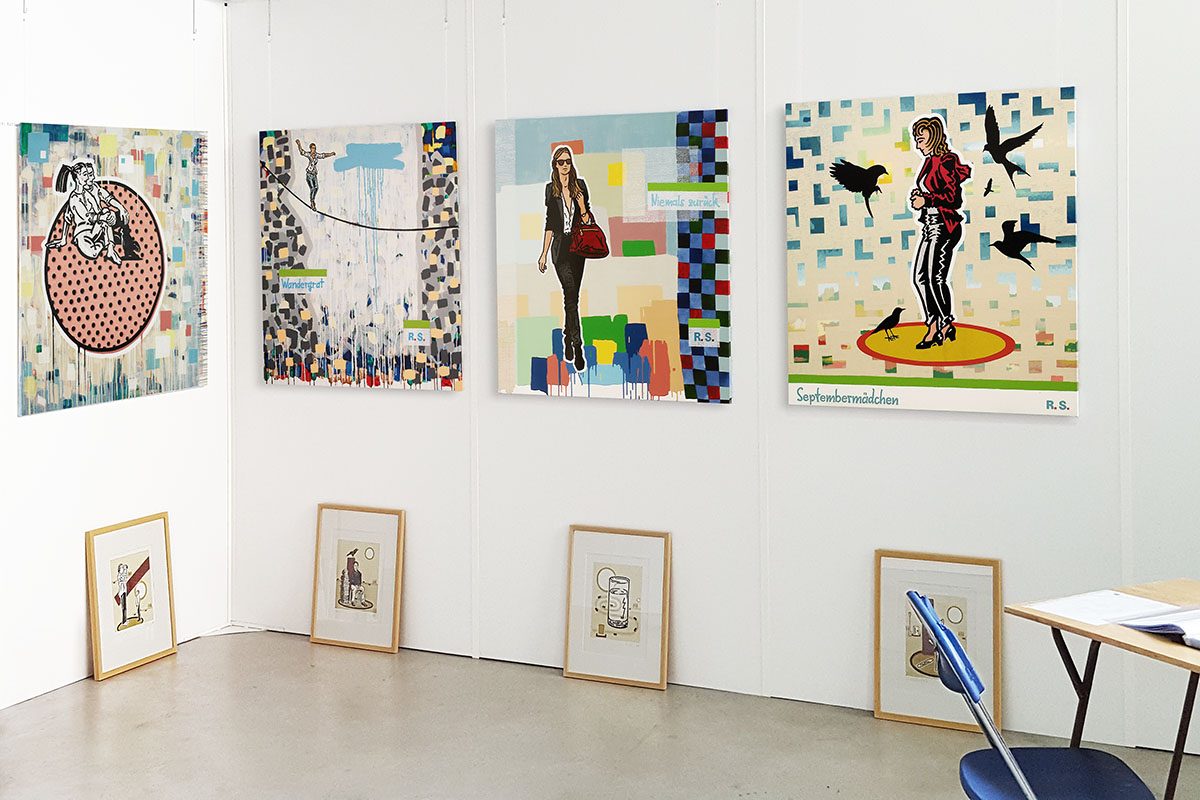 Stand auf der Huntenkunst International Art Fair 2018, Ulft, Niederlande