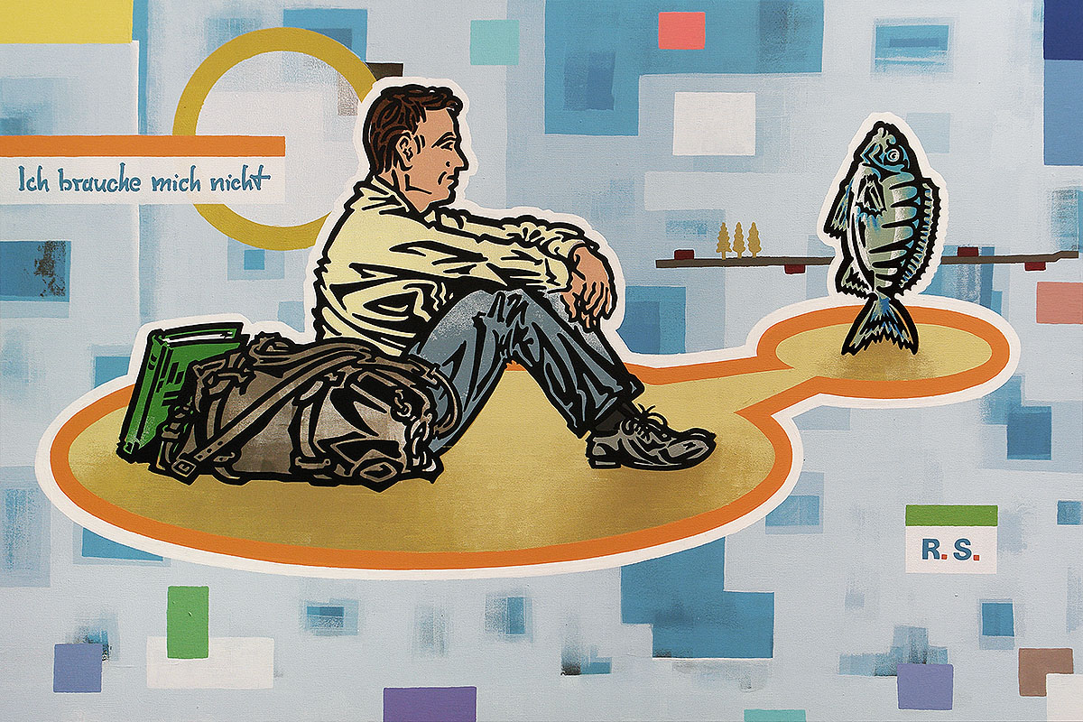 Ralf Schmidt artist Künstler Ich brauche mich nicht