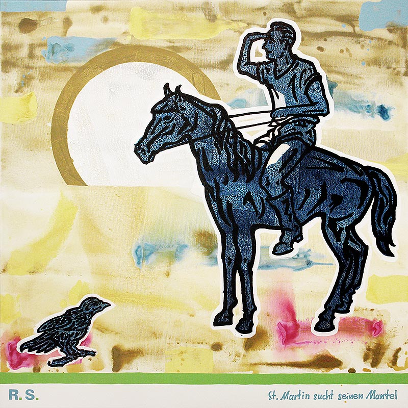Ralf Schmidt artist Künstler St. Martin sucht seinen Mantel